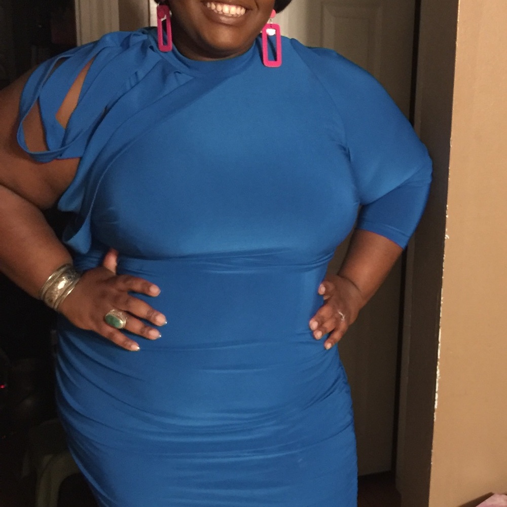 Monif C Dahlia Dress- Plus Size